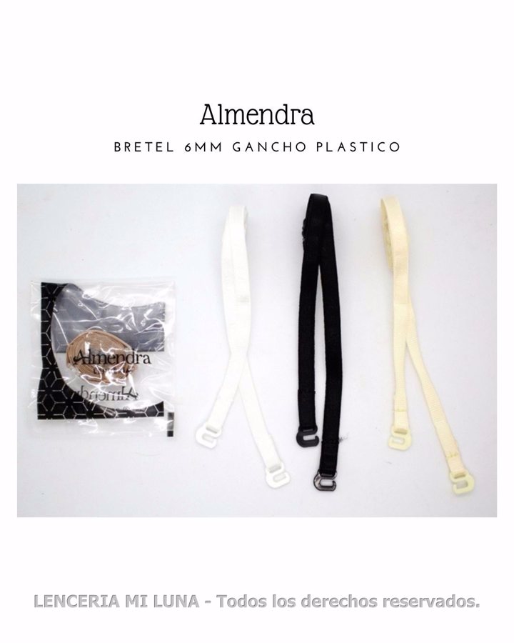 Almendra Bretel Plastico Fino