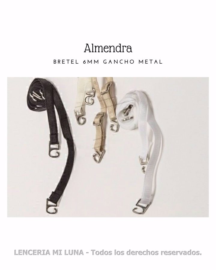 Almendra Bretel Metal Fino