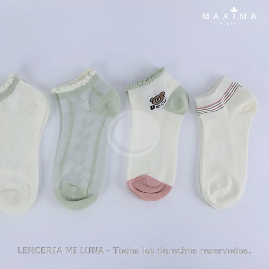 MAXIMA DOCENA SOQUETE DAMA