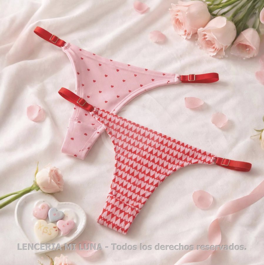 TRENDA Pack x 2 less  estampada - CAPSULA SAN VALENTIN