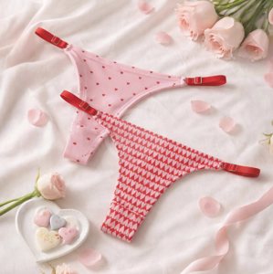 TRENDA Pack x 2 less  estampada - CAPSULA SAN VALENTIN