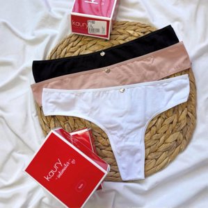 Kaury | Intimates. Art. 160. Pack x3 Culotte less de algodón.