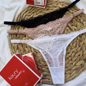 K.Intimates Pack x3 Cola less regulable de puntilla.