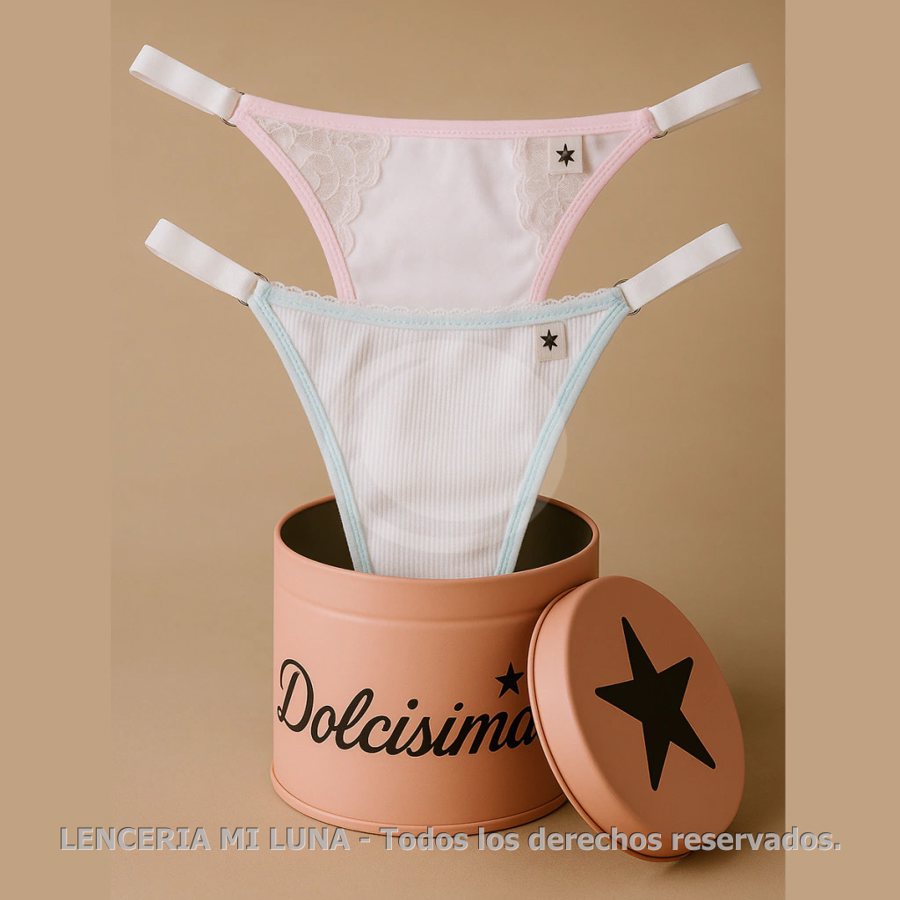 DOLCISIMA LATITA PACK X2 Colaless con regulacion  alg lyc c/punt y morley