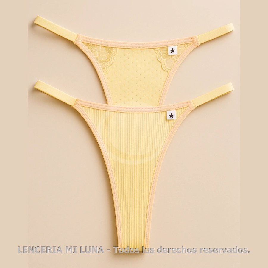 DOLCISIMA LATITA Pack x2 Less regulable microfibra calada c/punt y morley